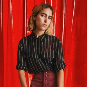 Shot Through The Heart Embroidered Black Shirt